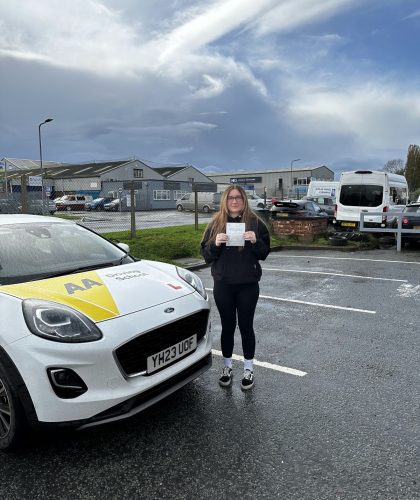 Katie-B-Driving-Test-Passed-Hereford