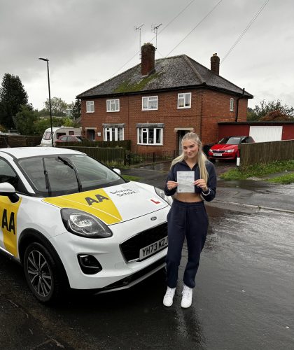 Tamera-Driving-Test-Passed