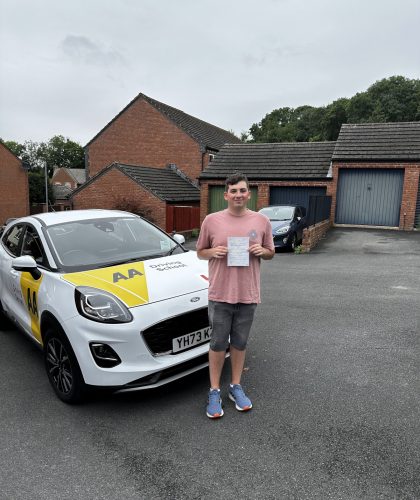 Thomas-Driving-Test-Passed-Ledbury-Hereford