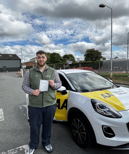 Tom-Driving-Test-Passed-Hereford